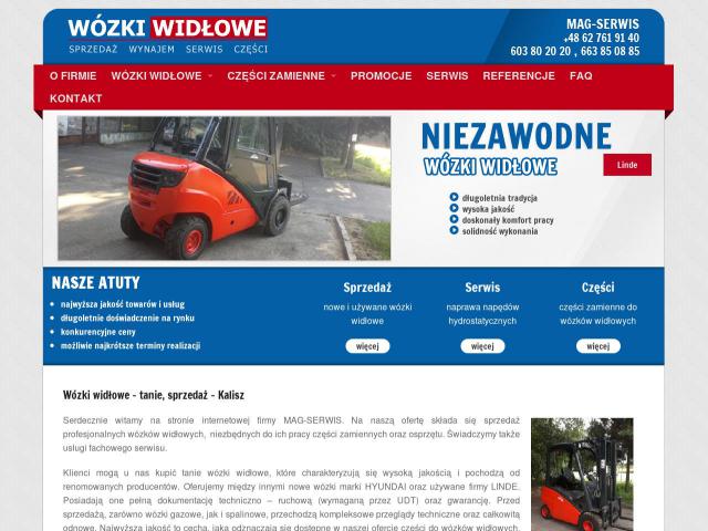 Zobacz MAG-SERWIS Wózki Widłowe