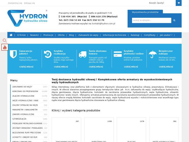 Zobacz HYDRON hydraulika siłowa Mariusz Sząszor