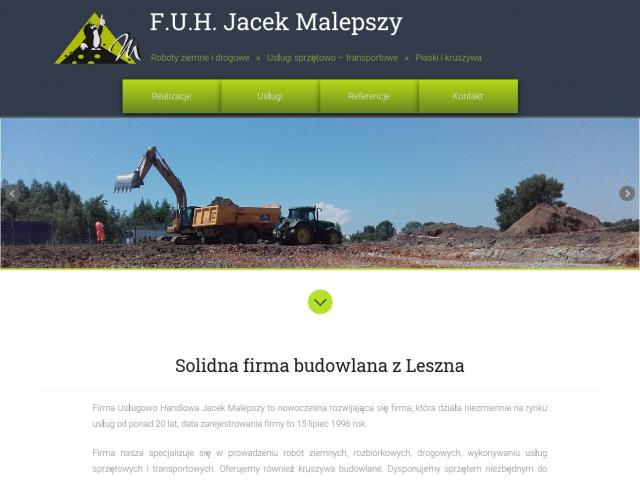 Zobacz Firma Usługowo – Handlowa Jacek Malepszy