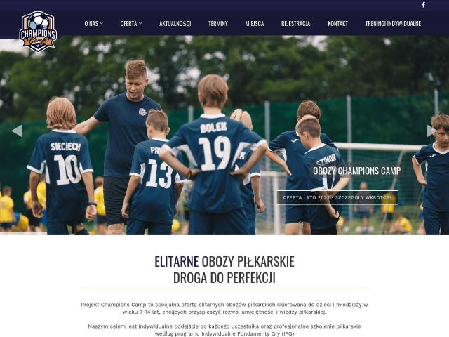 Zobacz CHAMPIONS CAMP - elitarne obozy piłkarskie