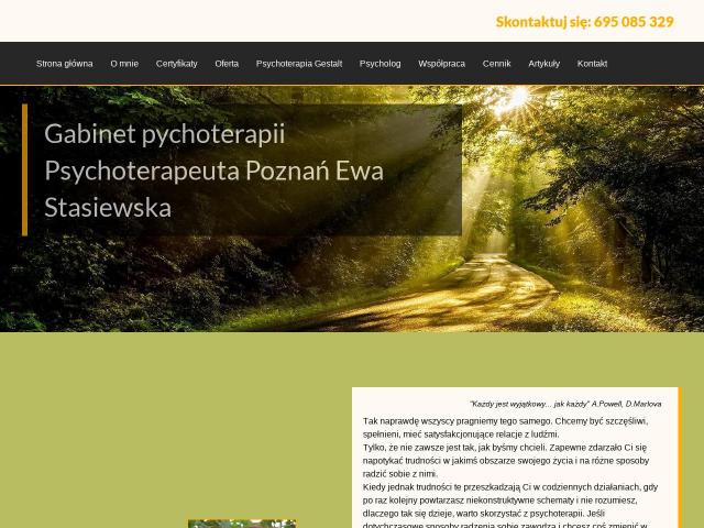 Zobacz Gabinet psychoterapii mgr Ewa Stasiewska